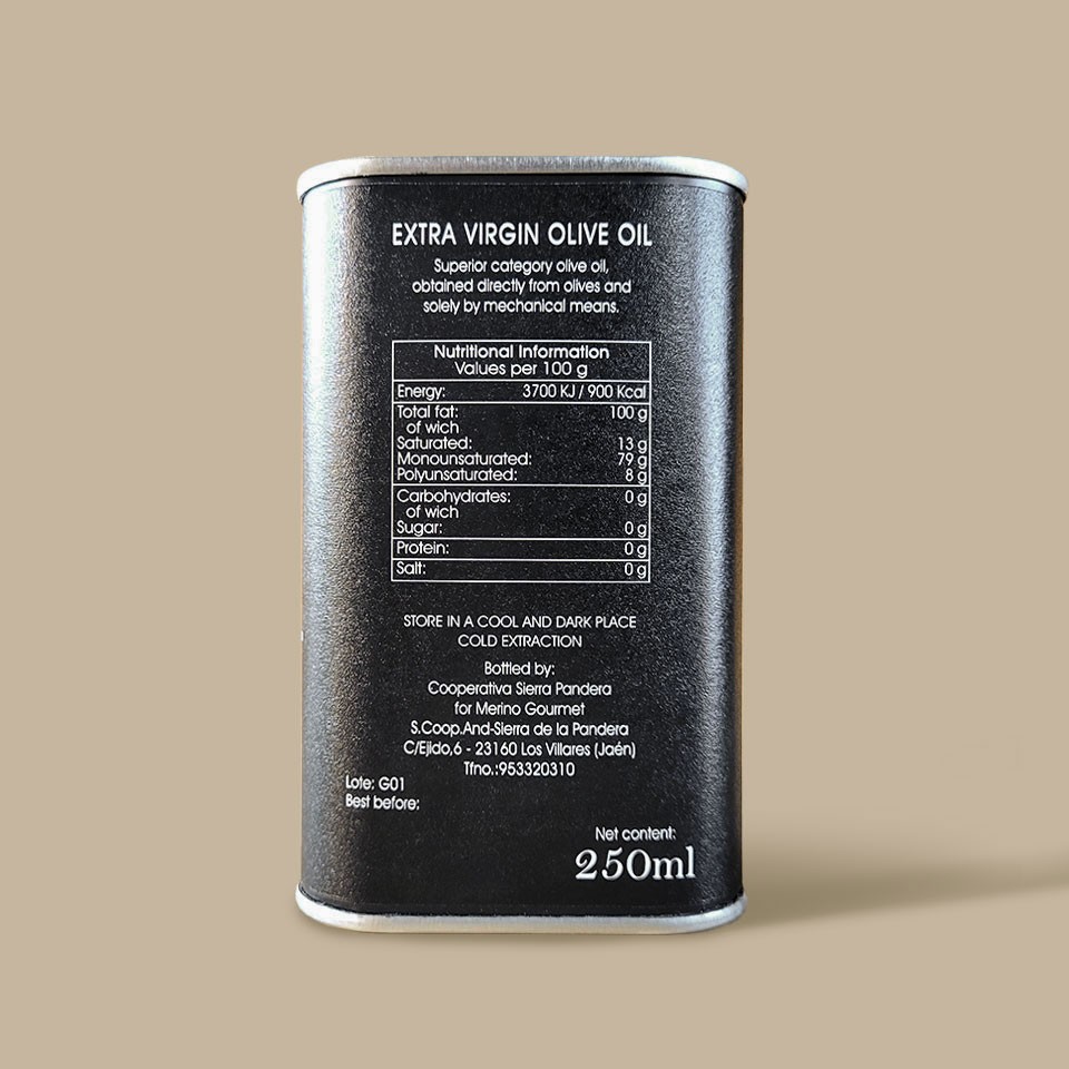 AOVE Merino Gourmet
Primera Cosecha Lata 250ml